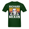 Load image into Gallery viewer, Richard Mixin Funny Drunk Presidents Nixon 4th of July T-Shirt - forest green