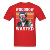 Load image into Gallery viewer, Woodrow Wasted Funny Drunk Presidents Wilson 4th of July T-Shirt - red