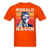 Ronald Ragin Funny Drunk Presidents Reagan 4th of July T-Shirt - orange