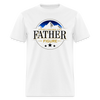 It's Not a Dad Bod It's a Father Figure Busch Beer Parody T-Shirt - white