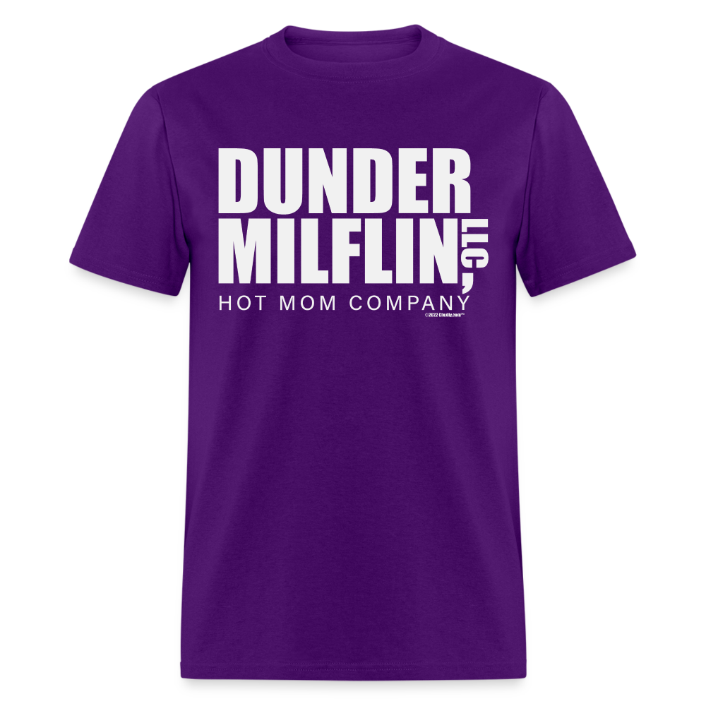 Dunder MILFlin LLC The Office Parody Mifflin MILF Hot Mom Unisex Classic T-Shirt - purple