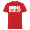 Load image into Gallery viewer, Dunder MILFlin LLC The Office Parody Mifflin MILF Hot Mom Unisex Classic T-Shirt - red