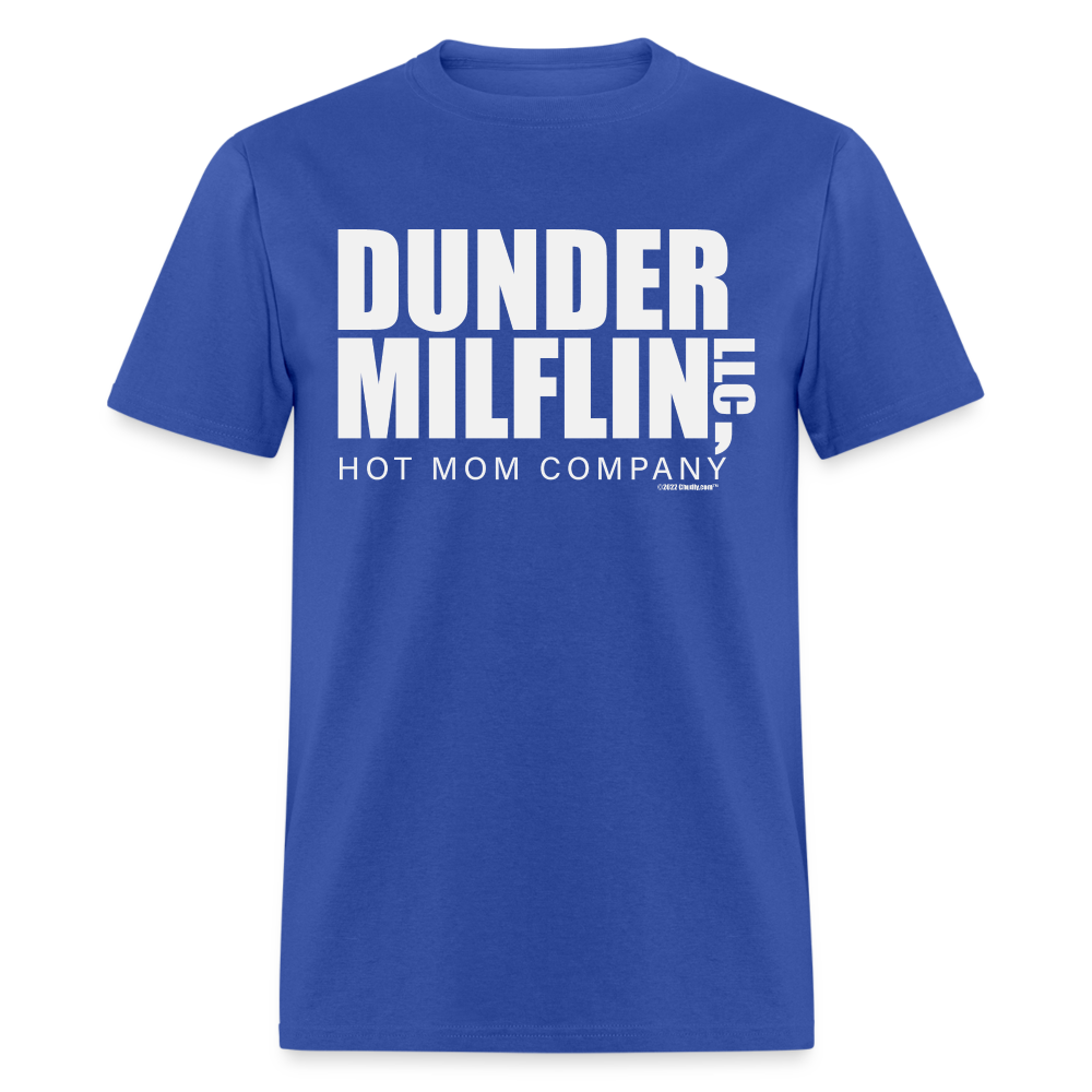 Dunder MILFlin LLC The Office Parody Mifflin MILF Hot Mom Unisex Classic T-Shirt - royal blue