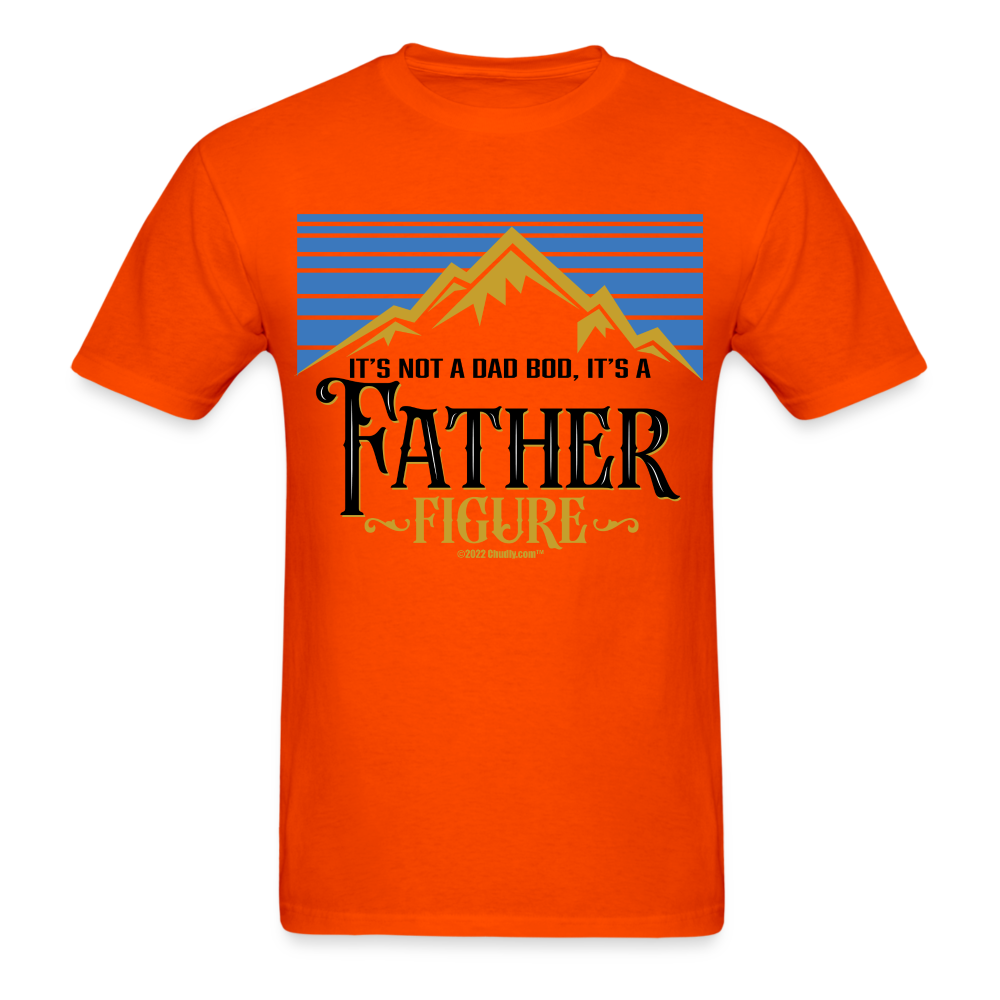 It's Not A Dad Bod It's A Father Figure Unisex Classic T-Shirt - orange