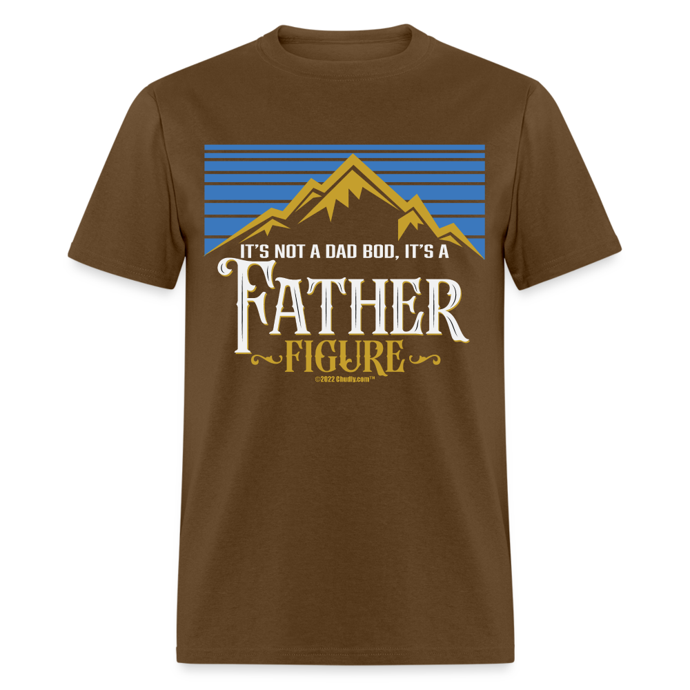 It's Not A Dad Bod It's A Father Figure Dark Unisex Classic T-Shirt - brown