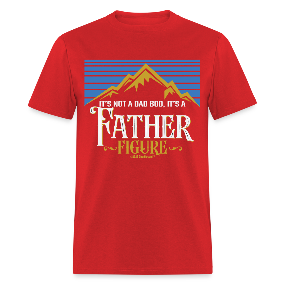 It's Not A Dad Bod It's A Father Figure Dark Unisex Classic T-Shirt - red