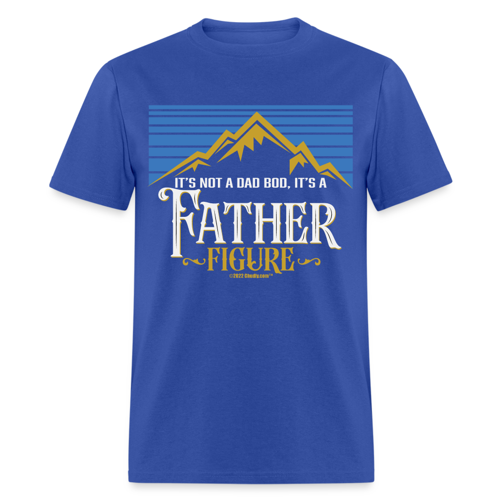 It's Not A Dad Bod It's A Father Figure Dark Unisex Classic T-Shirt - royal blue