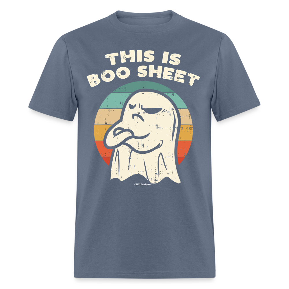 This Is Boo Sheet Funny Halloween Unisex Classic T-Shirt - denim