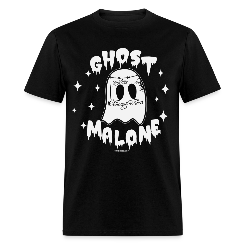 Ghost Malone Funny Halloween Unisex Classic T-Shirt - black