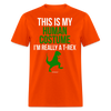 This Is My Human Costume I'm Really A T-Rex Dinosaur Funny Halloween Unisex Classic T-Shirt - orange