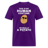 Load image into Gallery viewer, This Is My Human Costume I&#39;m Really a Potato Funny Halloween Unisex Classic T-Shirt - purple