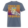 Load image into Gallery viewer, Trick or Tequila Funny Halloween Party Unisex Classic T-Shirt - denim