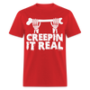 Creepin It Real Halloween Unisex Classic T-Shirt - red
