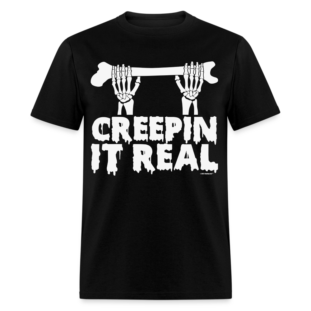 Creepin It Real Halloween Unisex Classic T-Shirt - black