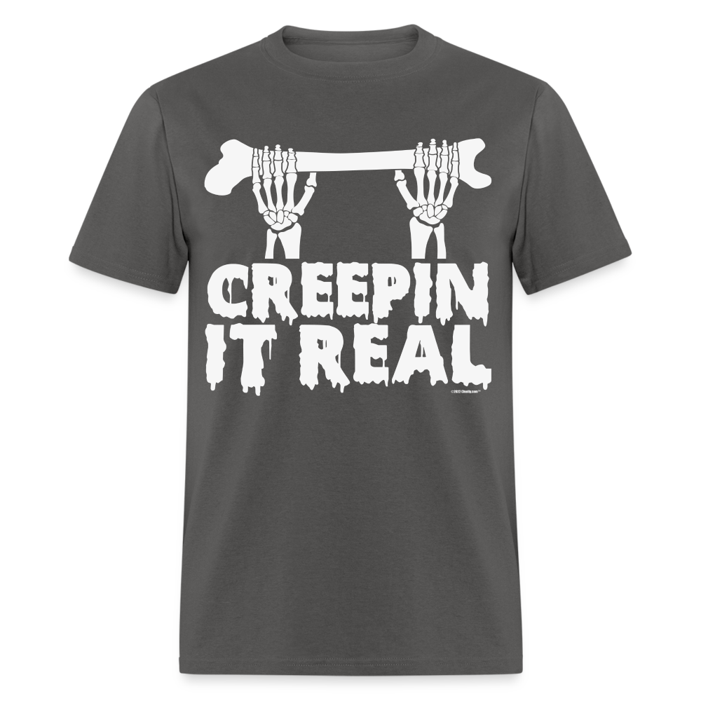 Creepin It Real Halloween Unisex Classic T-Shirt - charcoal
