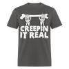 Load image into Gallery viewer, Creepin It Real Halloween Unisex Classic T-Shirt - charcoal