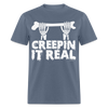 Load image into Gallery viewer, Creepin It Real Halloween Unisex Classic T-Shirt - denim