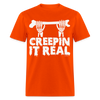 Creepin It Real Halloween Unisex Classic T-Shirt - orange