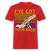 I've Got Your Back Funny Halloween Skeleton Bones Spine Unisex Classic T-Shirt - red