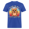 This Is My Human Costume I Am Really A Grizzly Bear Funny Cute Halloween Unisex Classic T-Shirt - royal blue