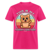 This Is My Human Costume I Am Really A Grizzly Bear Funny Cute Halloween Unisex Classic T-Shirt - fuchsia