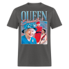 Queen Elizabeth II Retro Vintage Bootleg Unisex Classic T-Shirt - charcoal