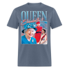 Queen Elizabeth II Retro Vintage Bootleg Unisex Classic T-Shirt - denim