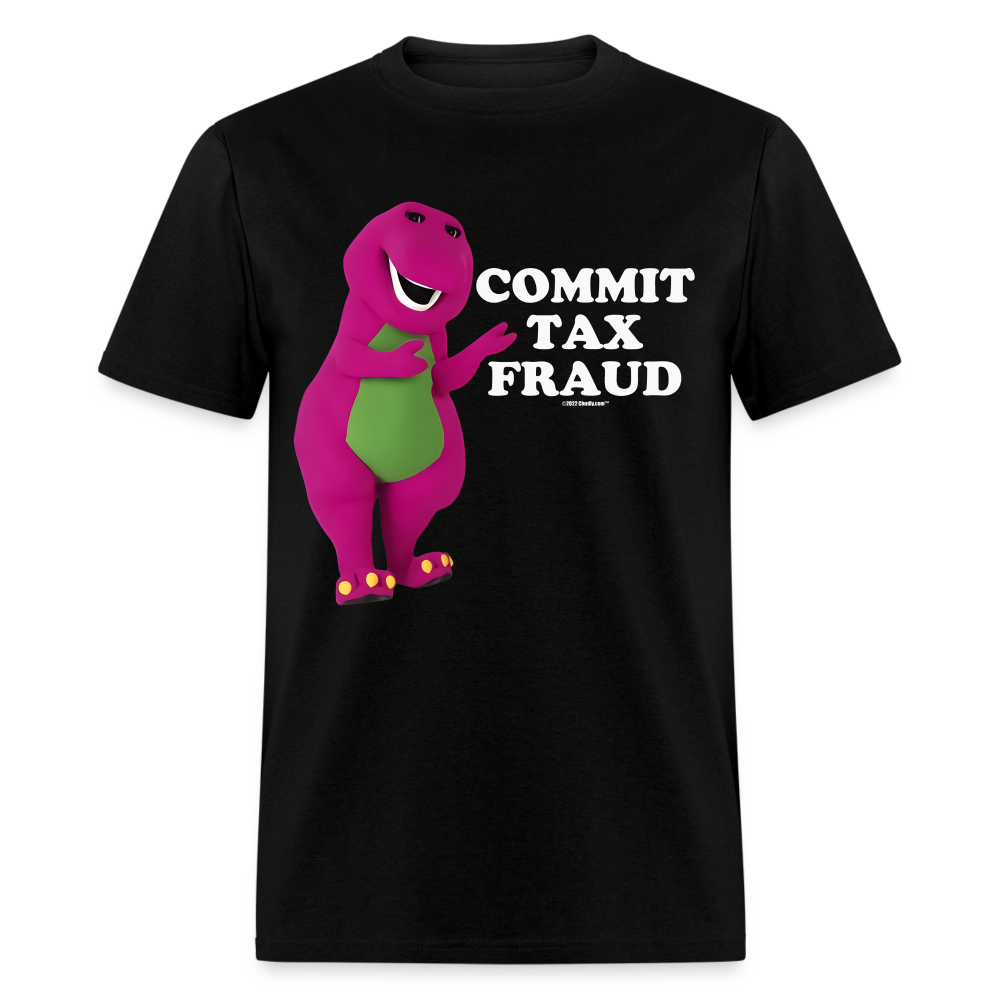 Commit Tax Fraud With Barney Funny Unisex Classic T-Shirt - black