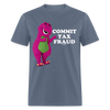 Commit Tax Fraud With Barney Funny Unisex Classic T-Shirt - denim