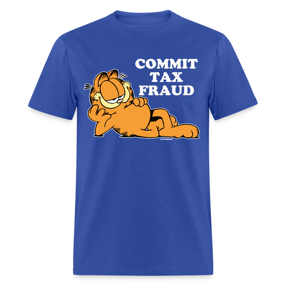 Commit Tax Fraud With Garfield Funny Unisex Classic T-Shirt - royal blue