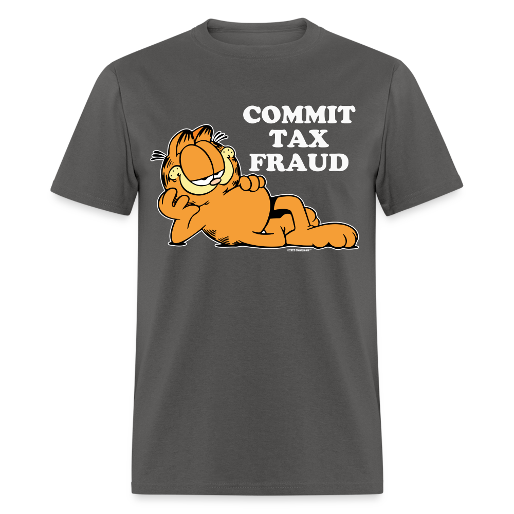Commit Tax Fraud With Garfield Funny Unisex Classic T-Shirt - charcoal