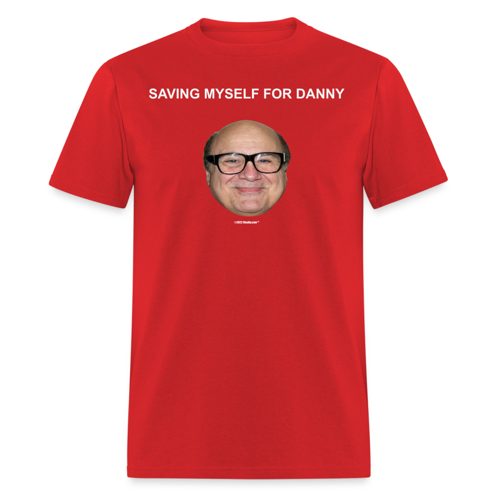 Saving Myself For Danny Devito Unisex Classic T-Shirt - red