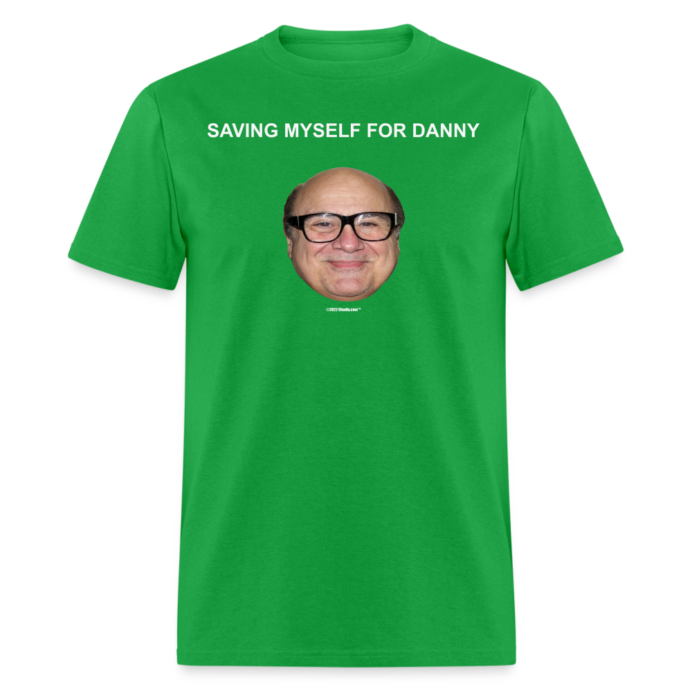 Saving Myself For Danny Devito Unisex Classic T-Shirt - bright green
