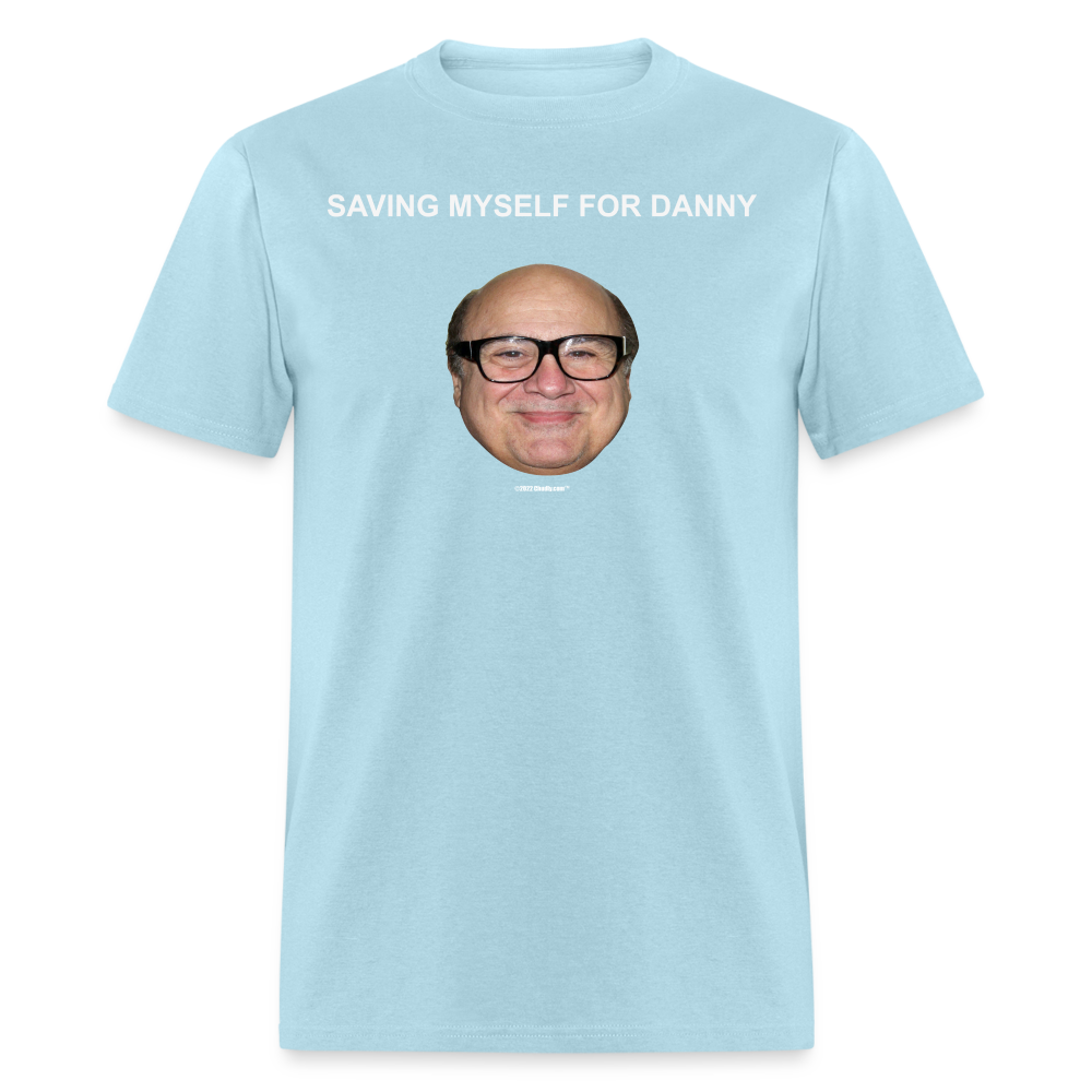 Saving Myself For Danny Devito Unisex Classic T-Shirt - powder blue