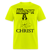 Load image into Gallery viewer, This Bussy Belongs to Christ Unisex Classic T-Shirt - safety green