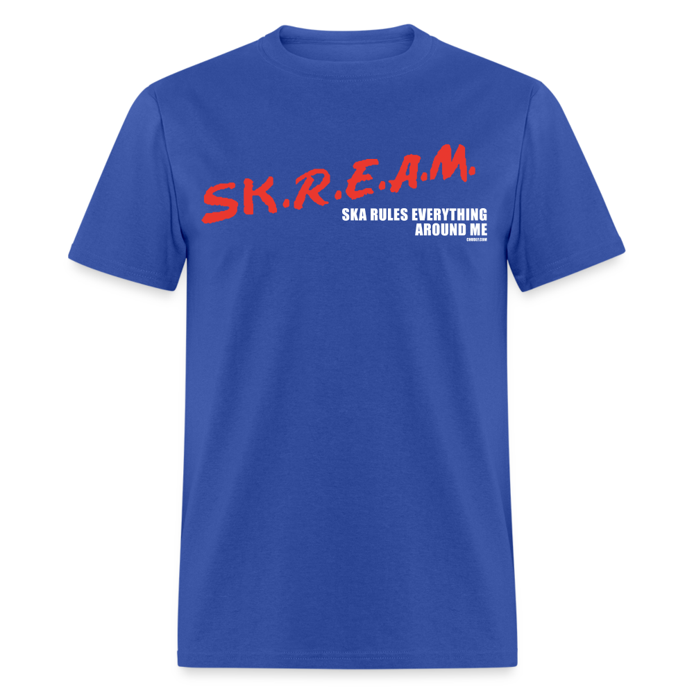 Ska Rules Everything Around Me SK.R.E.A.M. C.R.E.A.M. Meme Unisex Classic T-Shirt - royal blue