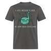 I Ate Nessie's Ass In Loch Ness Scotland Thicc Funny Meme Unisex Classic T-Shirt - charcoal