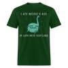 Load image into Gallery viewer, I Ate Nessie&#39;s Ass In Loch Ness Scotland Thicc Funny Meme Unisex Classic T-Shirt - forest green