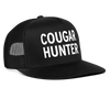 Cougar Hunter Funny Party Snapback Mesh Trucker Hat 2 - black/black