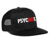 Load image into Gallery viewer, Psychotic Hot Girl Funny Hat Party Snapback Mesh Trucker Hat - black/black